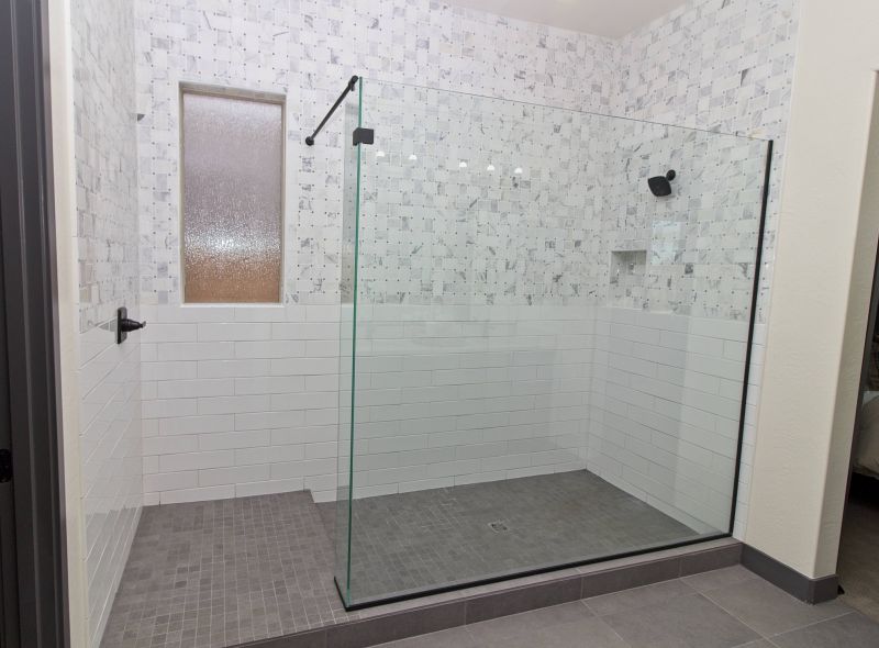 Open-Plan Shower Area